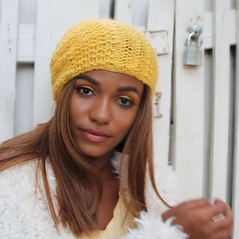 Loom Knitted Hat