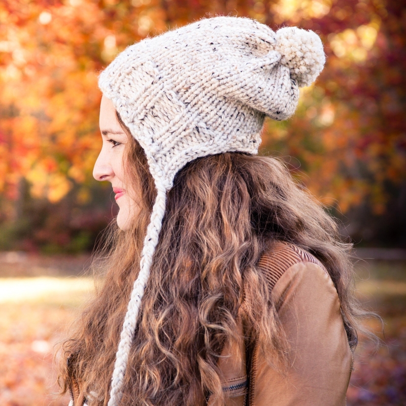 Loom Knitted Hat