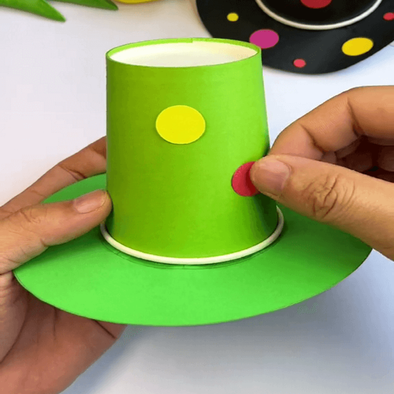 a paper top hat